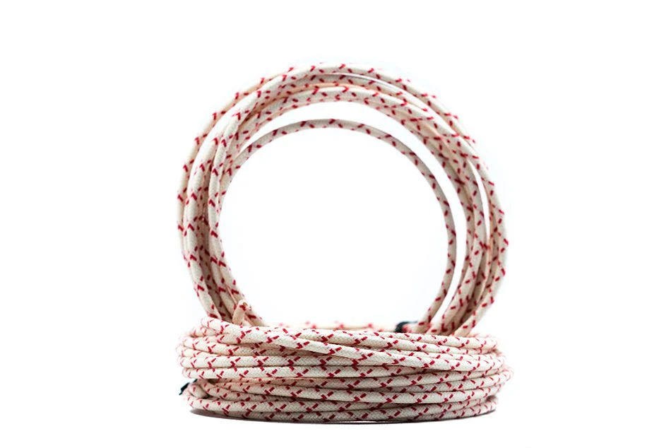 Vintage Cloth Covered 16g Electrical Wire - Image 14