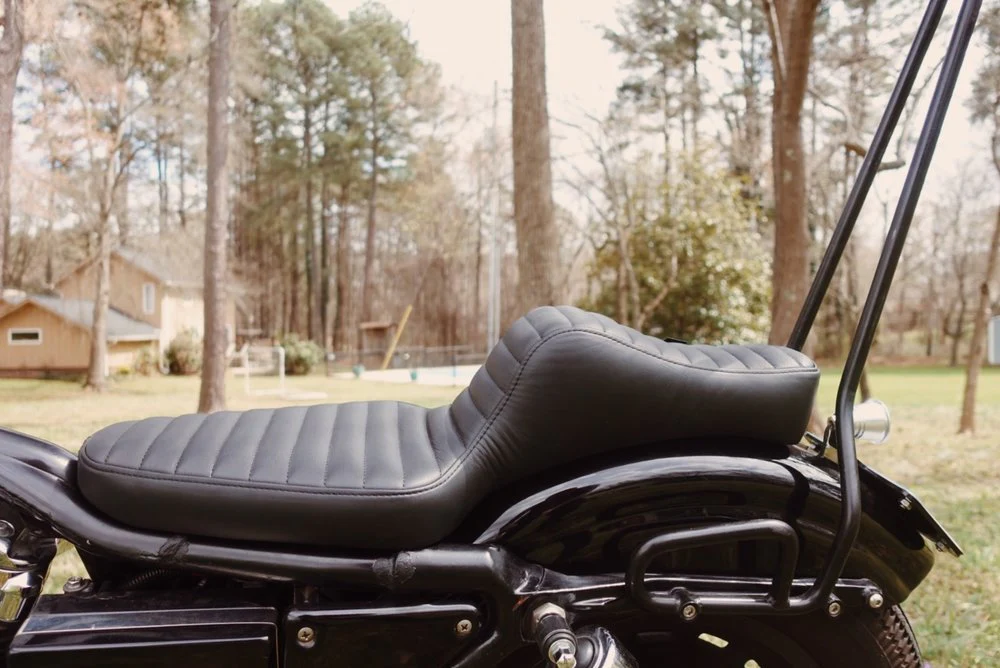 King Cobra Seat - Brown Diamond: 82-03 Sportster - Image 10