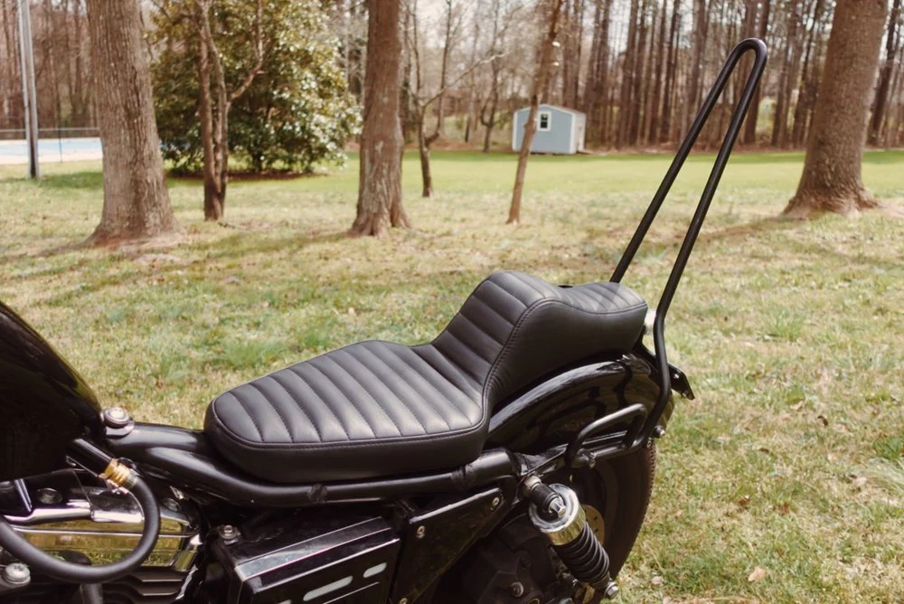 King Cobra Seat - Brown Diamond: 82-03 Sportster - Image 9