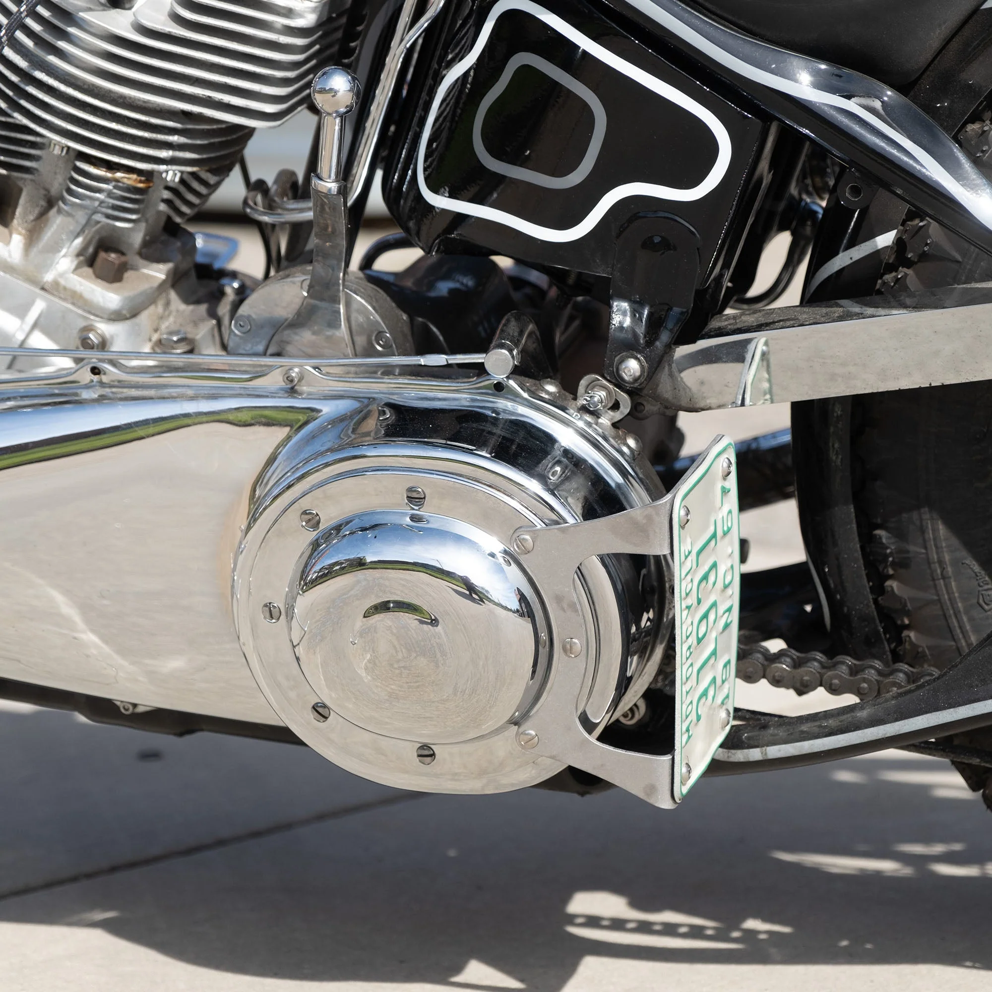 Bolt-on Derby Cover License Plate Mount - Image 8