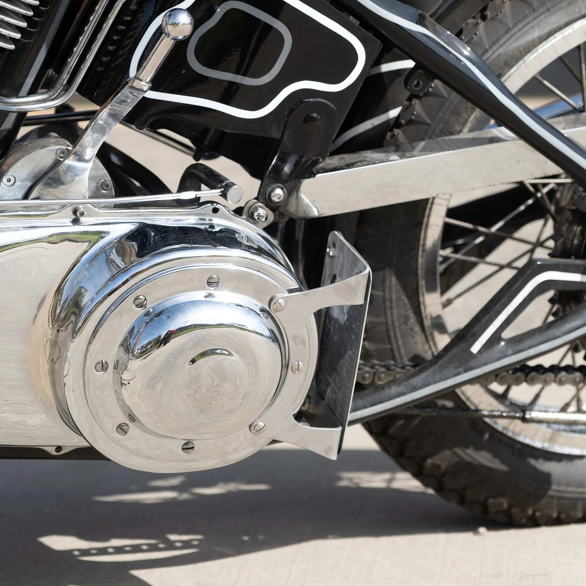 Bolt-on Derby Cover License Plate Mount - Image 9