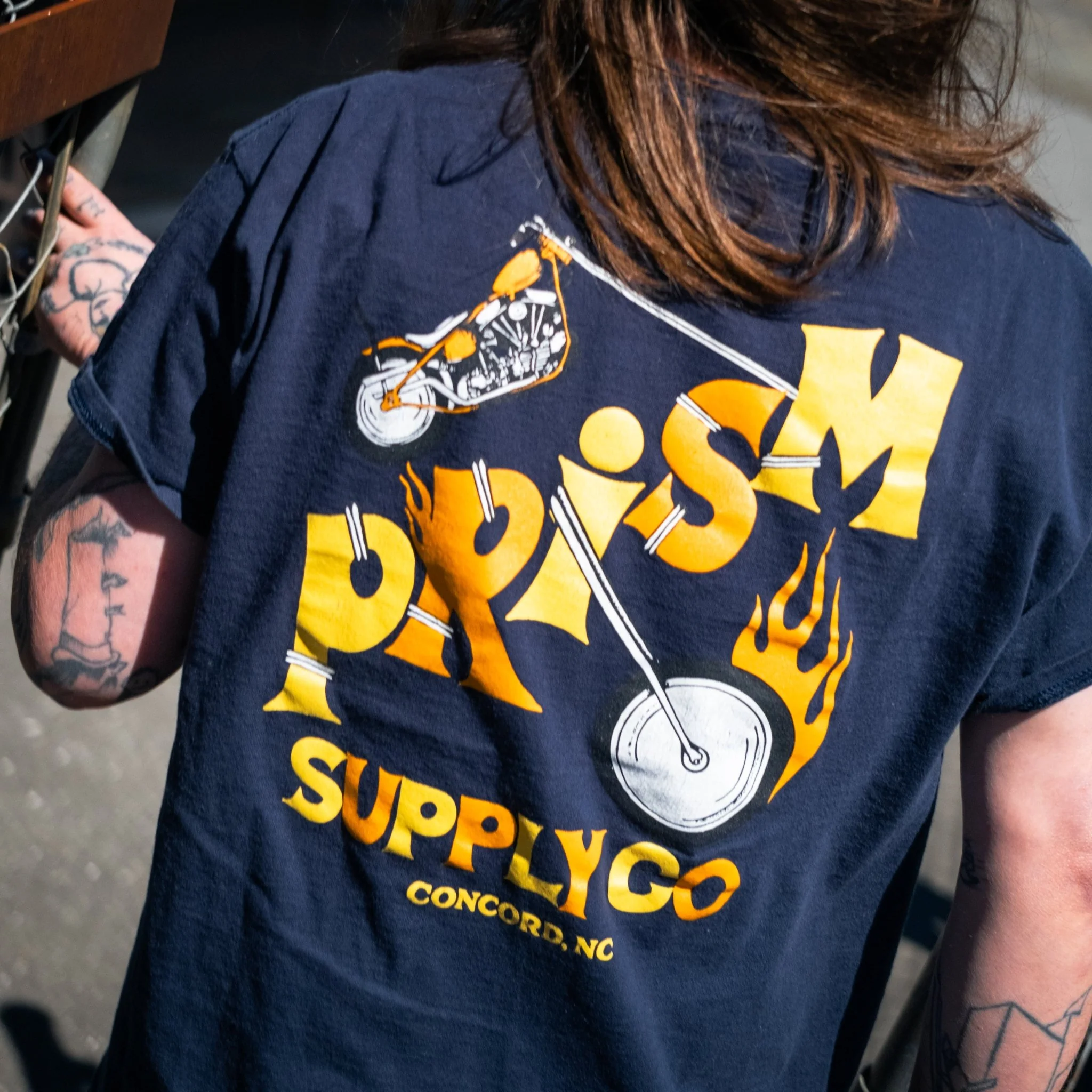First Fire Tee - Navy - Image 3