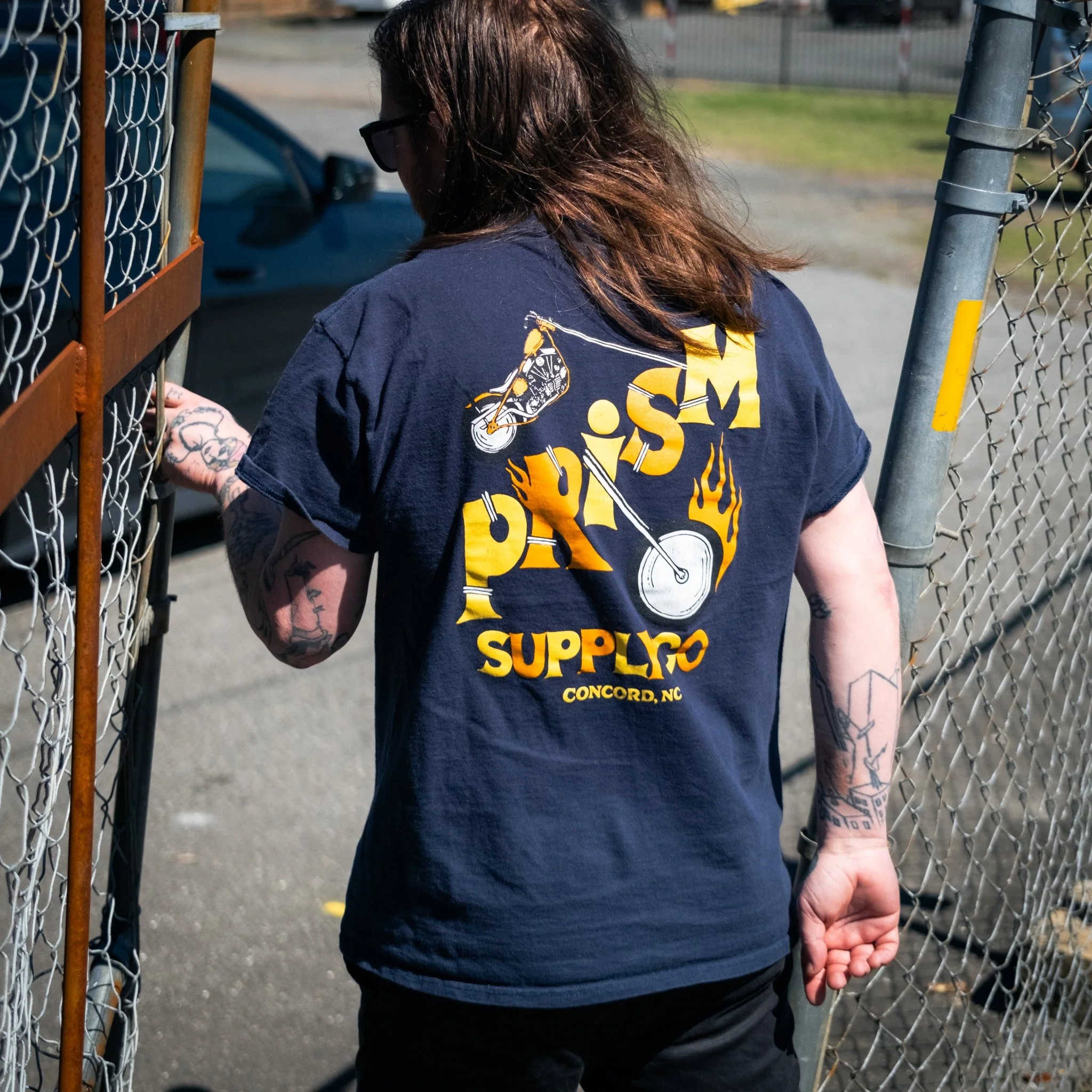 First Fire Tee - Navy - Image 4