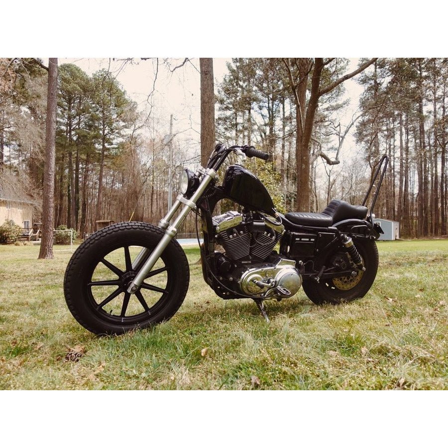 King Cobra Seat - Black Tuck n' Roll: 82-03 Sportster - Image 5