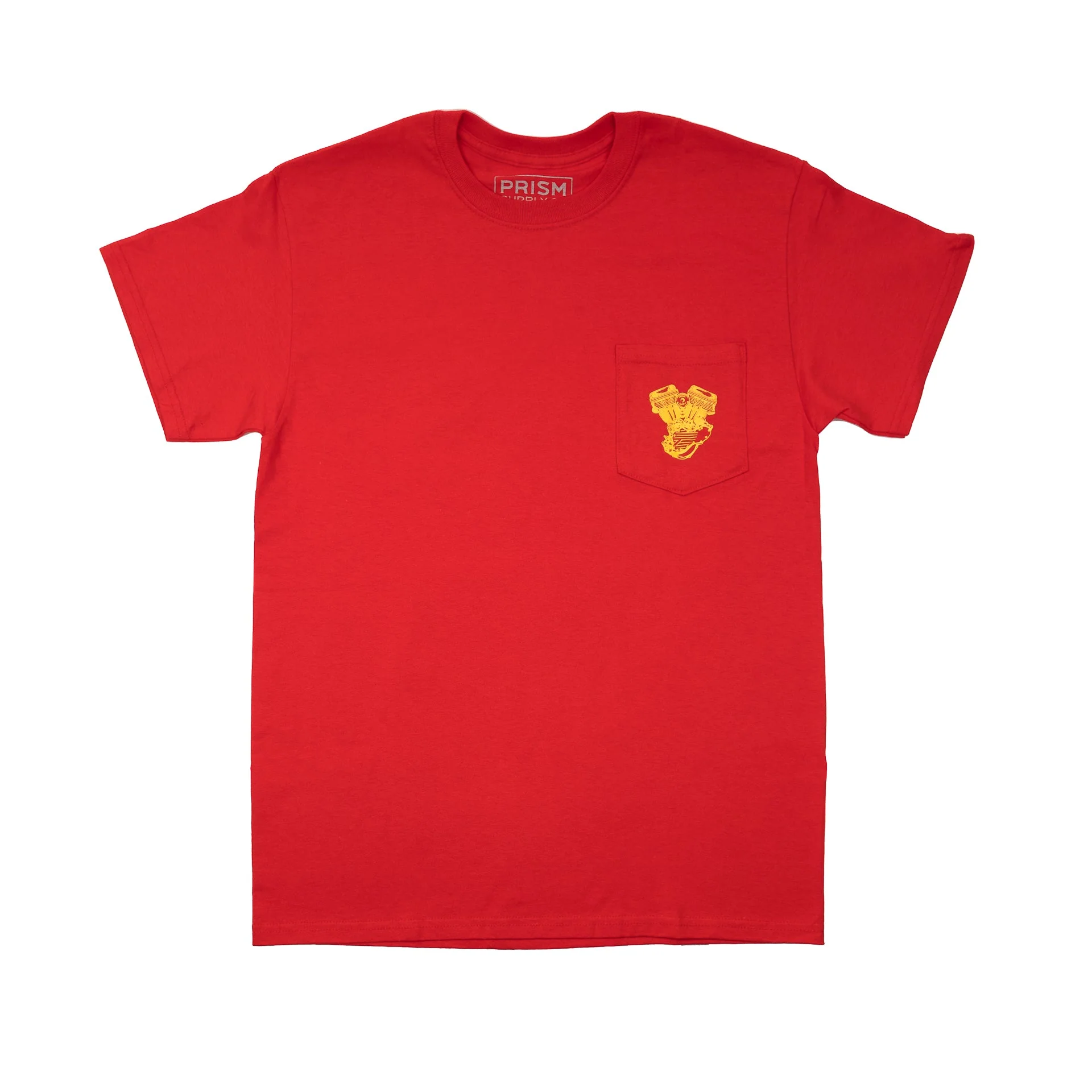 Shop Pocket Tee - Red - Image 3