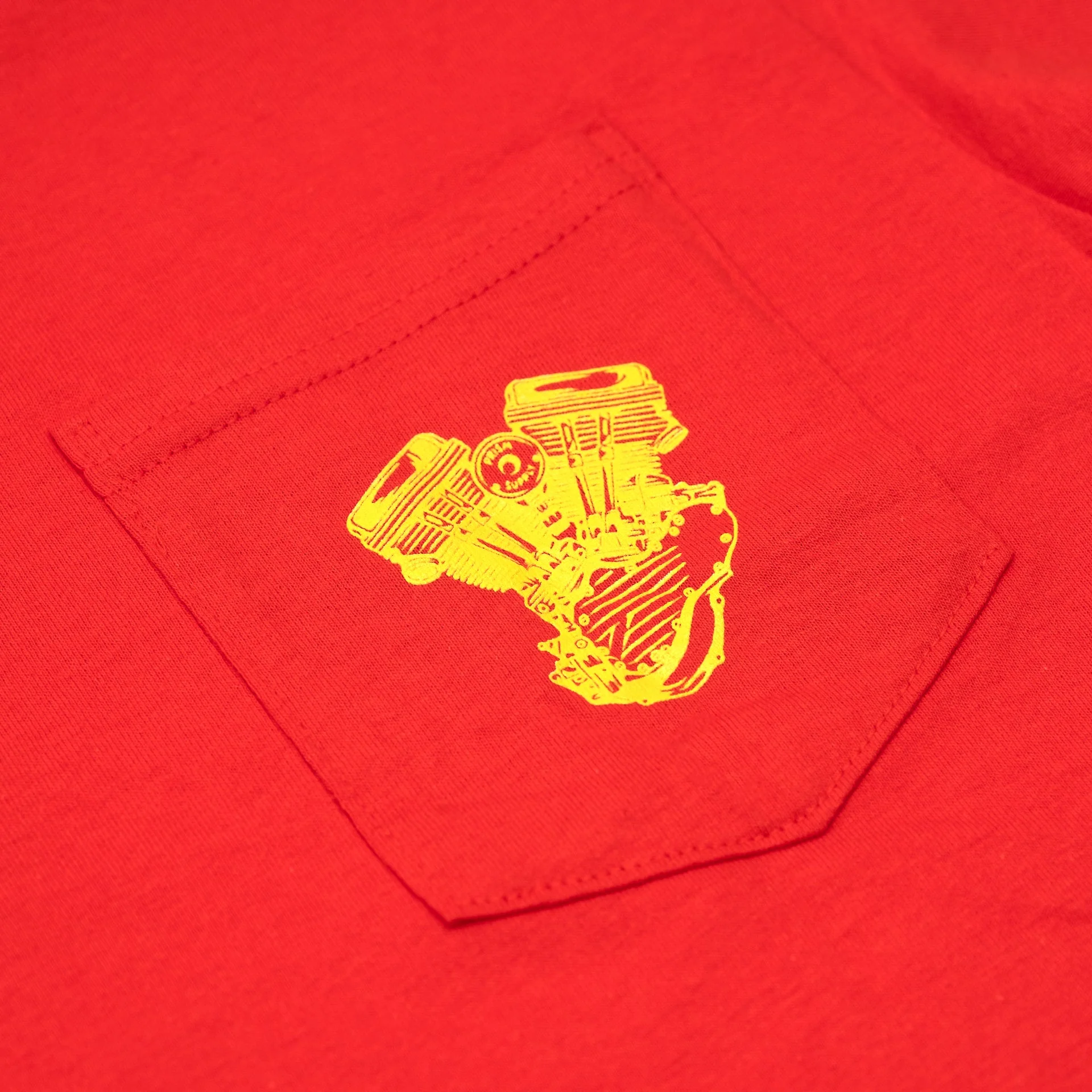 Shop Pocket Tee - Red - Image 5