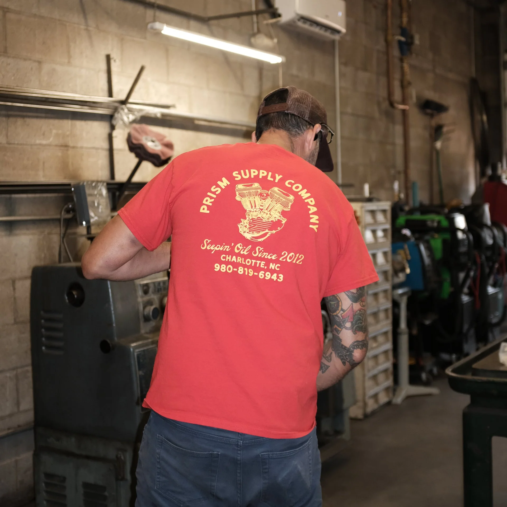 Shop Pocket Tee - Red - Image 6