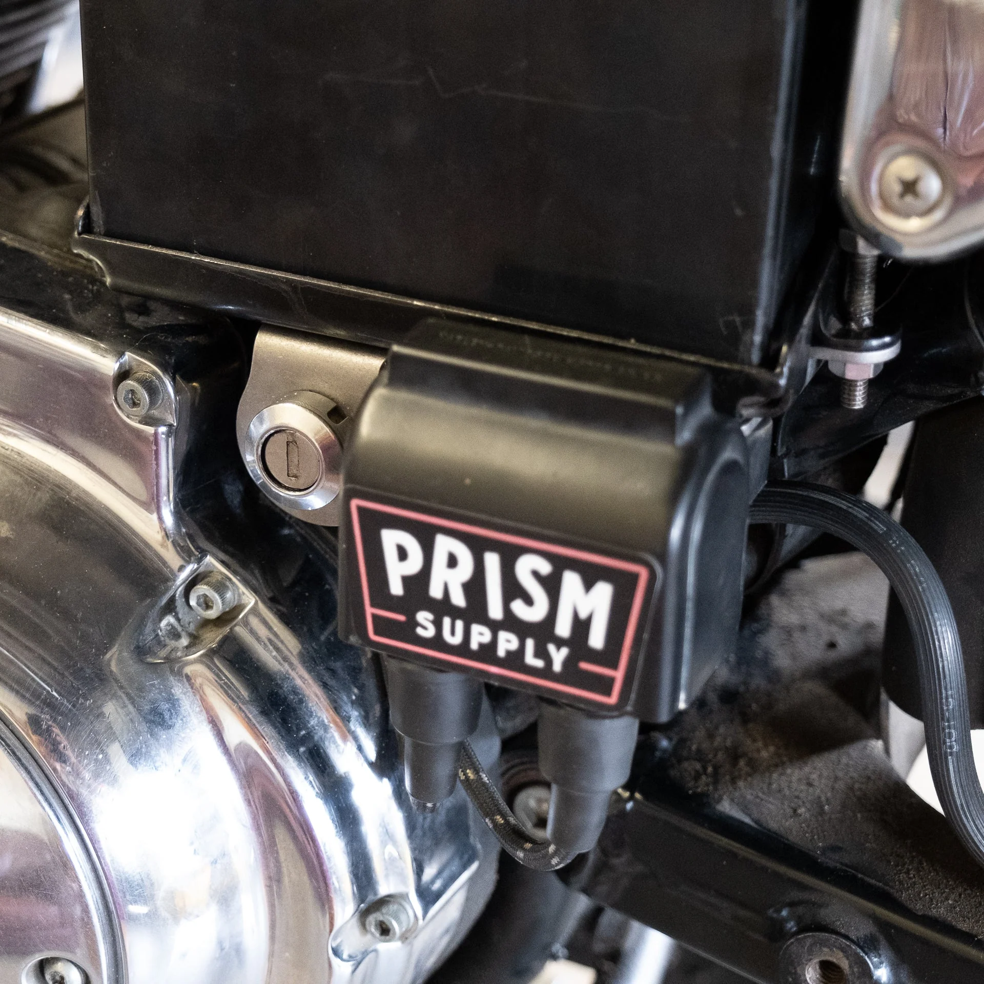 Sportster Coil Relocation Bracket w/ Key Mount - Image 10