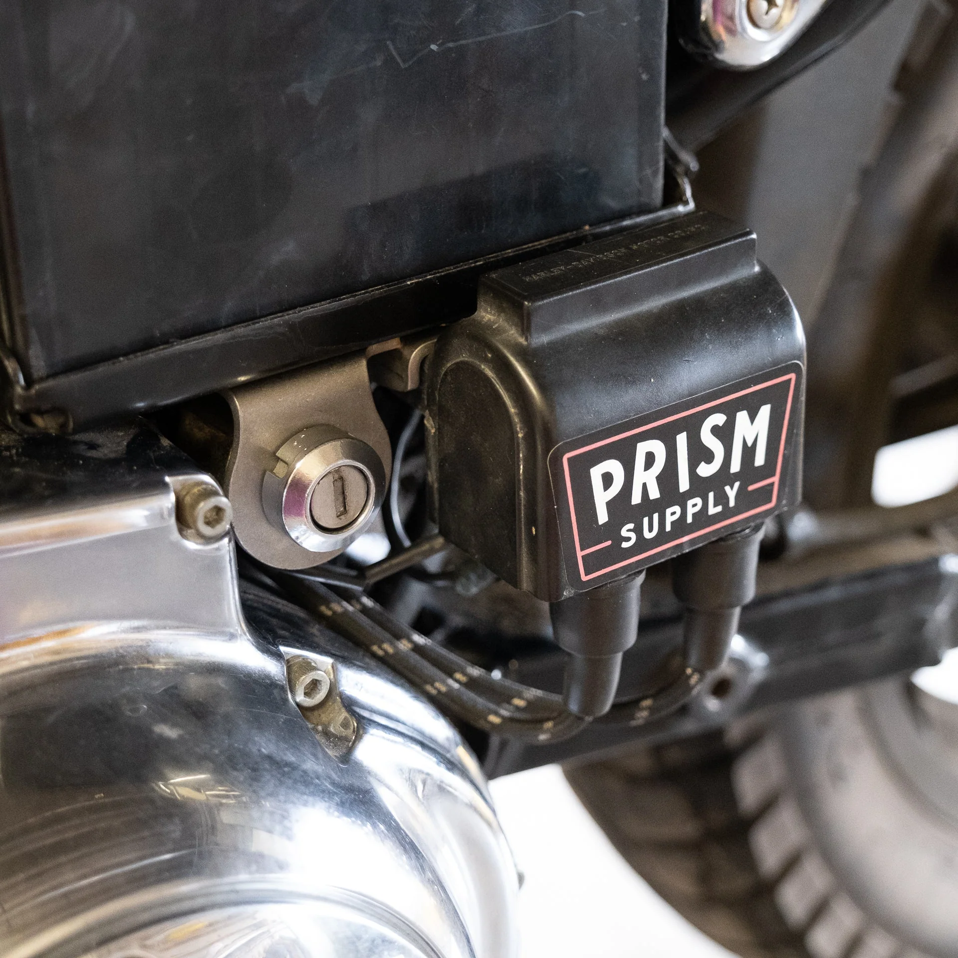 Sportster Coil Relocation Bracket w/ Key Mount - Image 9