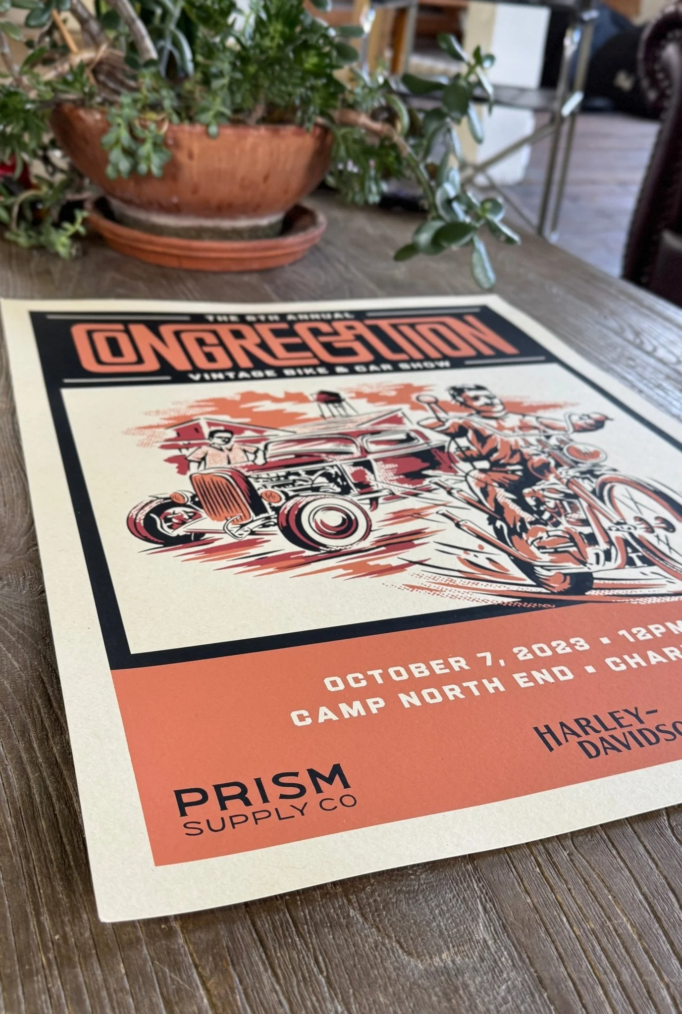 The Congregation Show 2023 Screen Printed Poster - Image 4