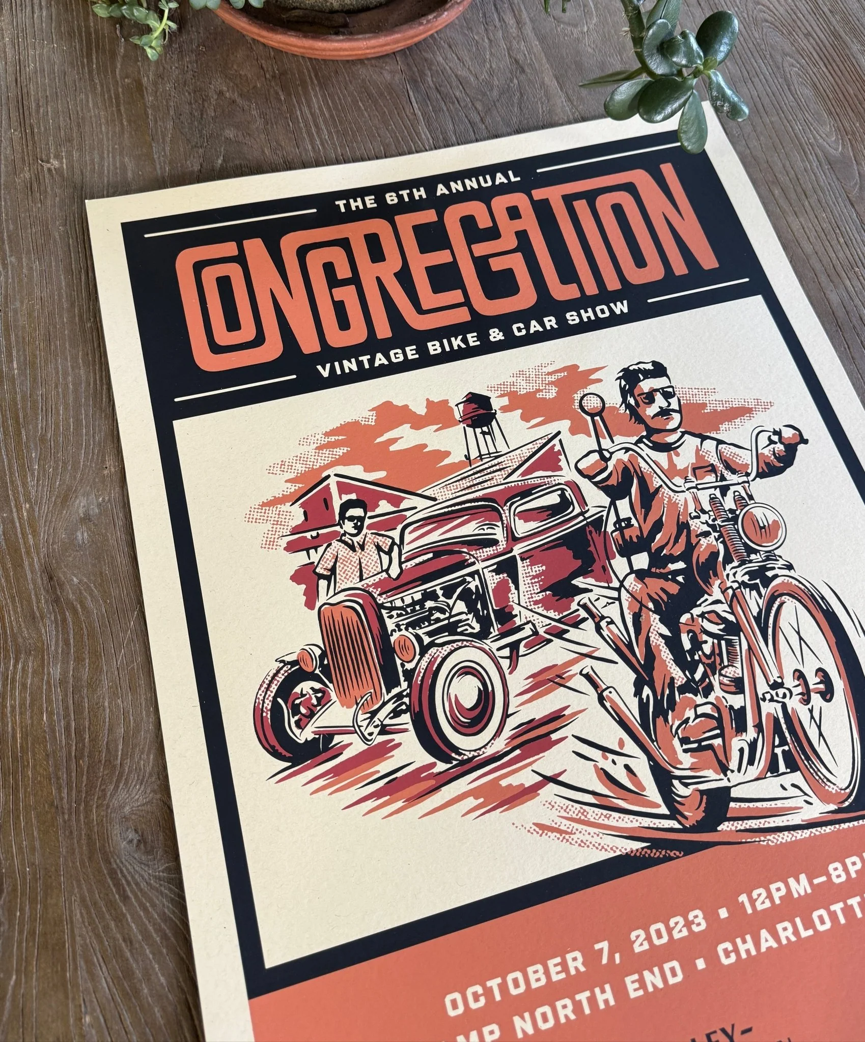 The Congregation Show 2023 Screen Printed Poster - Image 6