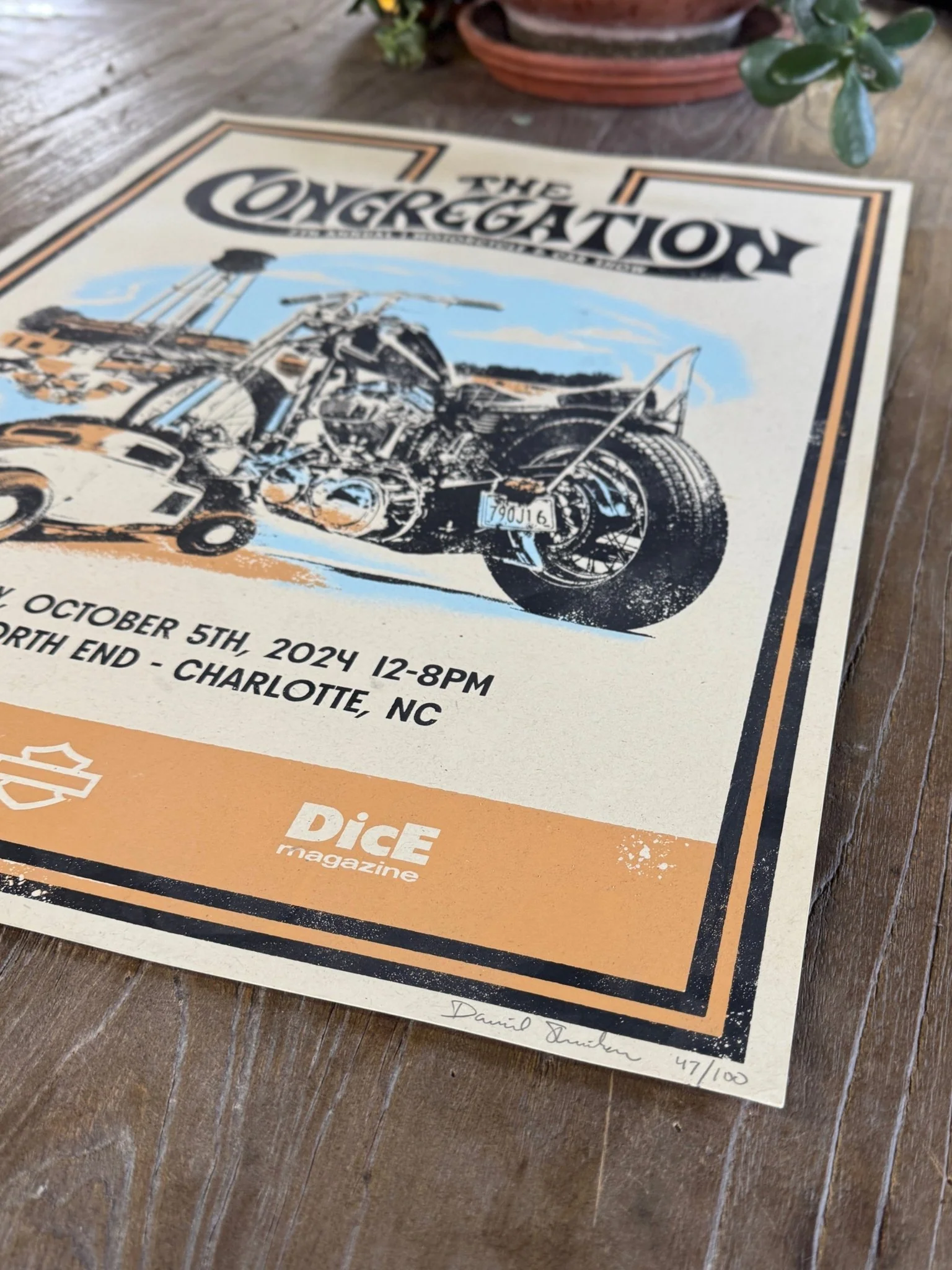 The Congregation Show 2024 Screen Printed Poster - Image 3
